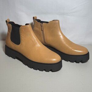 Franco Santo Ankle Boots, Beige, Women's size 10